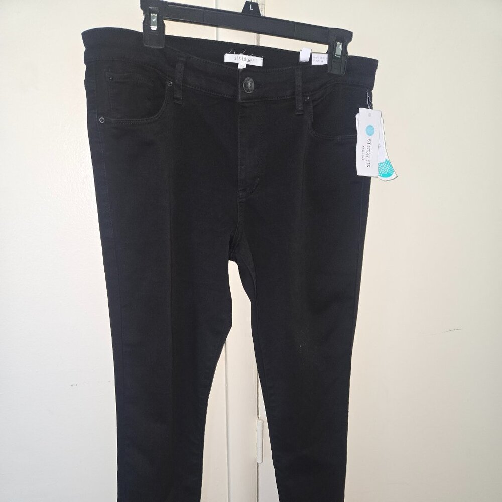 Black STS Blue Emma Midrise Skinny Ankle Jeans in Size 10T